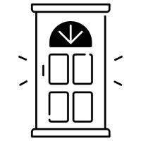 Pictogramme d'une porte